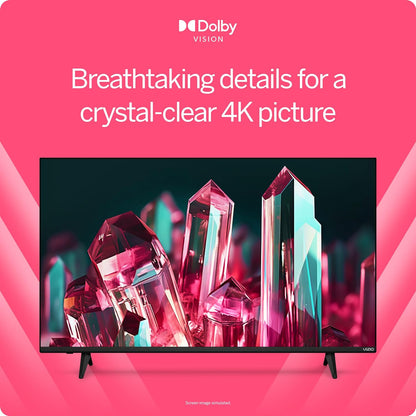 50-Inch V-Series 4K UHD LED HDR Smart TV with Apple Airplay and Chromecast Built-In, Dolby Vision, HDR10+, HDMI 2.1, Auto Game Mode and Low Latency Gaming, V505-J09, 2021 Model