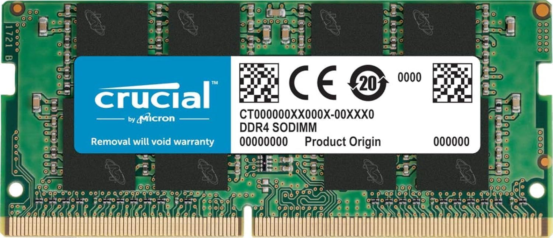 RAM 8GB DDR4 2666 Mhz CL19 Laptop Memory CT8G4SFRA266